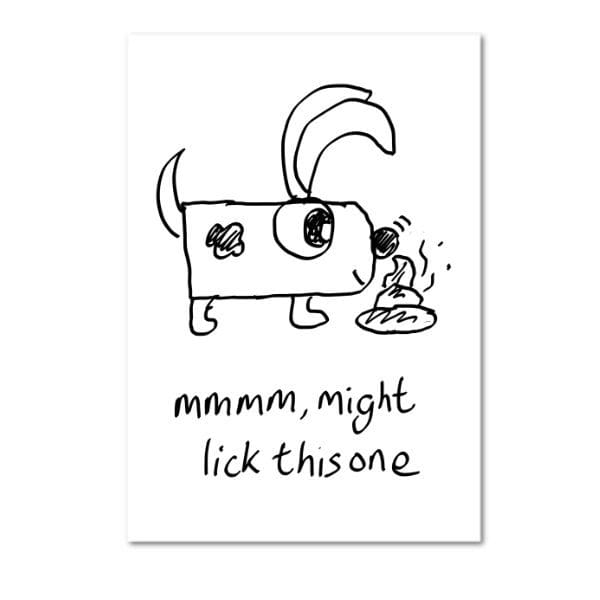 Lick Poo Card