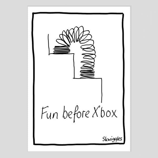Fun Before Xbox A4 Poster