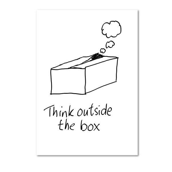 Think Outside the Box Card