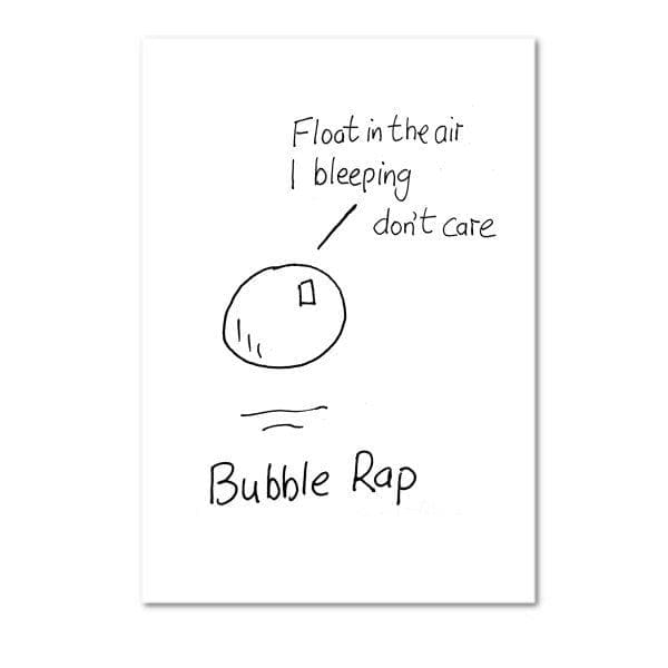 Bubble Rap Card