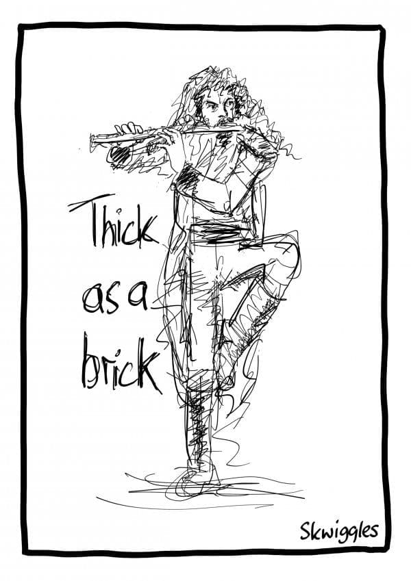 Jethro Tull A4 Print