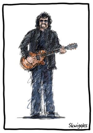 Jeff Lynne A3 Colour Print