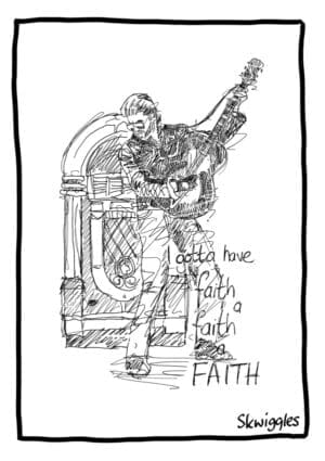 George Michael A4 Print