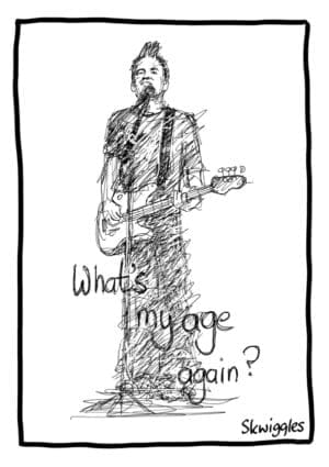 Mark Hoppus - Blink 182 - A4 Print