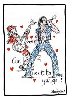 AC-DC - Can I Sit Next To You, Girl?  Print