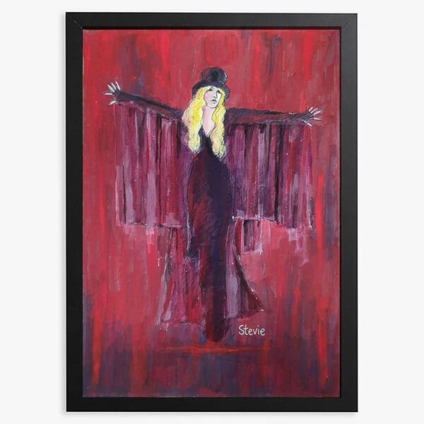 Stevie Nicks - A3 Original Painting - SOLD