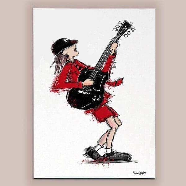Angus Young - AC/DC Canvas