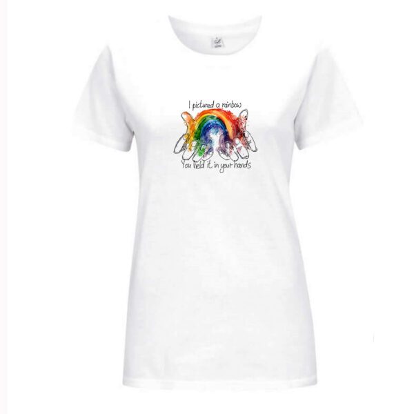 The Whole Of The Moon - The Waterboys - Female - 3XLarge  - T Shirt  - White - Coloured Image (Small Sizing)