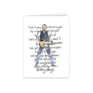 Bruce Springsteen - Glory Days  - Card