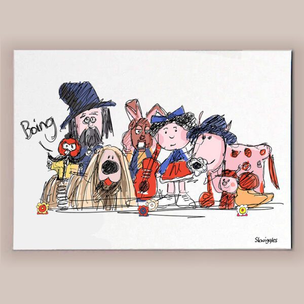 Magic Roundabout Canvas