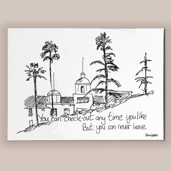 Hotel California - Eagles Canvas