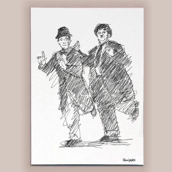 Laurel and Hardy Canvas