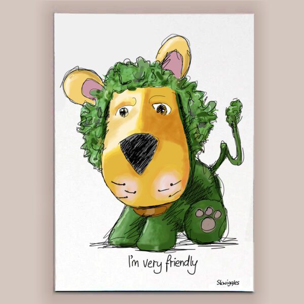 Parsley the Lion Canvas