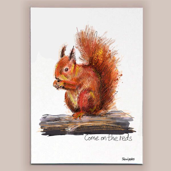 Red Squirrel Canvas