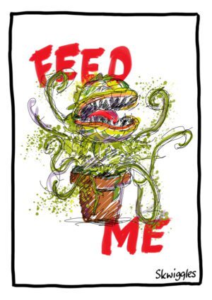Audrey 2 - Little Shop Of Horrors - Colour - A4 Print