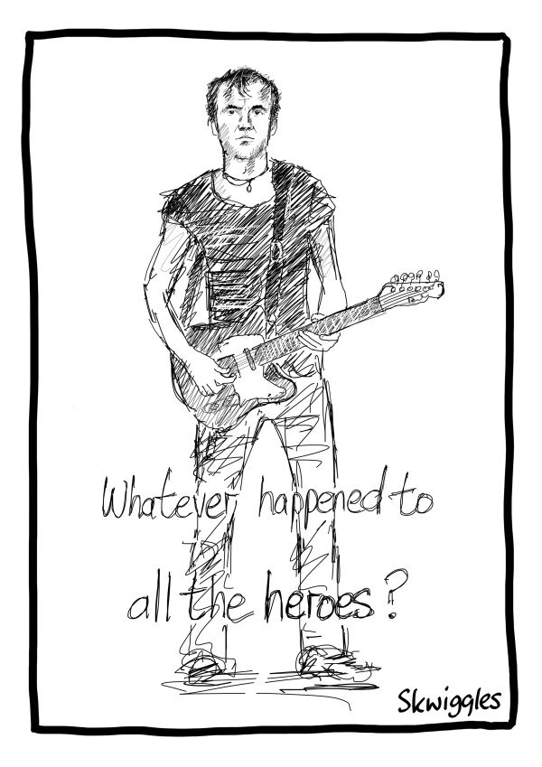 Hugh Cornwell - The Stranglers  -  A4 Print
