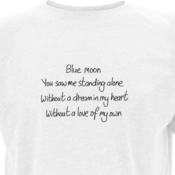 Lyrics - Blue Moon - Manchester City
